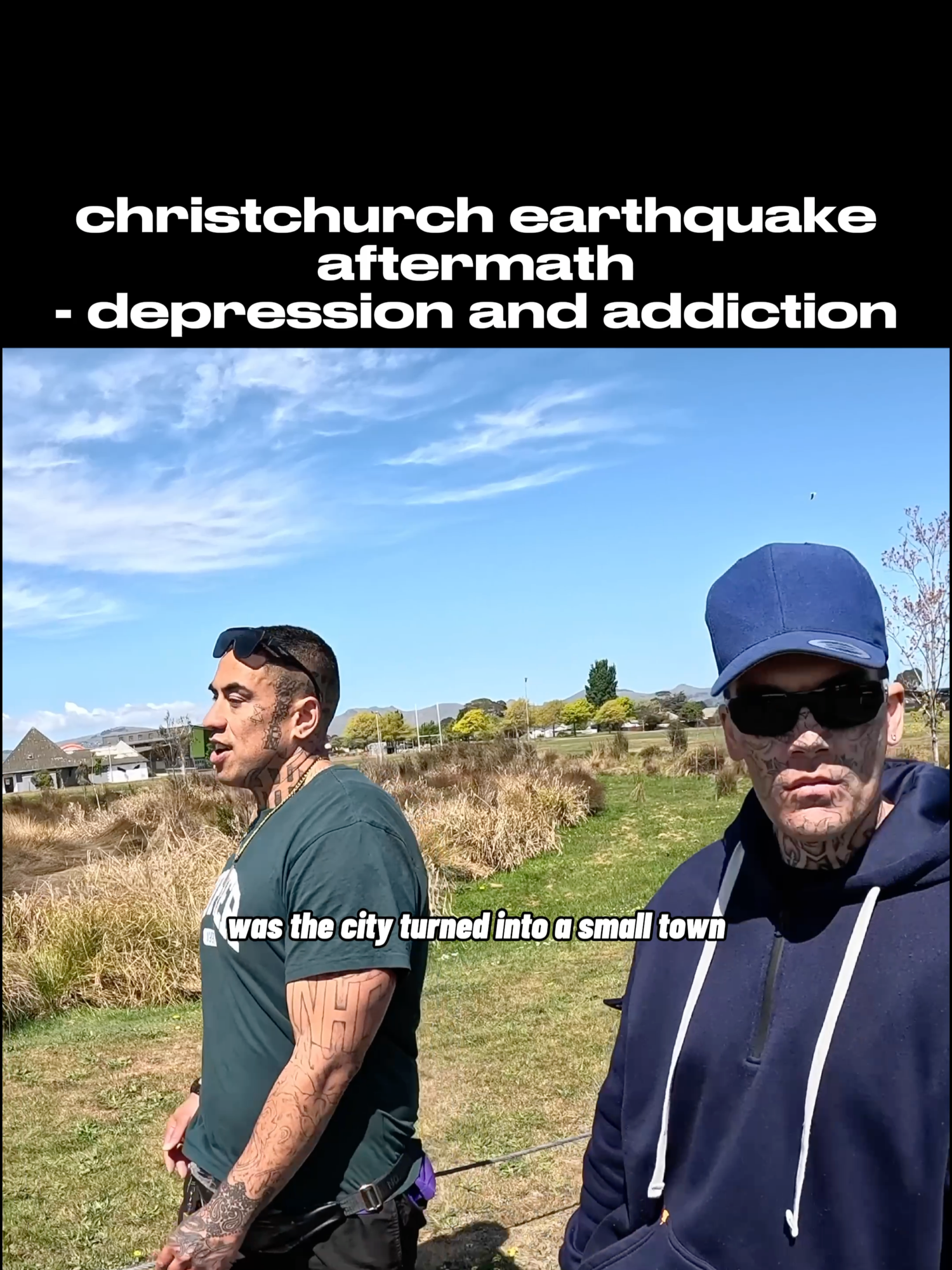 Christchurch earthquake aftermath - Depression and addiction | Full vlog on YouTube TFS PODCAST with @majestical.taniwh