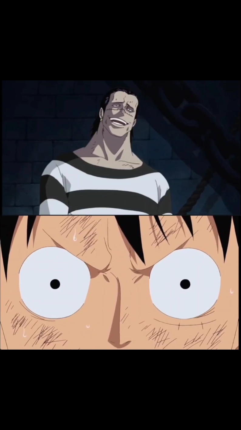 Luffy Encontrando Crocodile em Impel Down  #AnimesHypadoss  #anime  #luffy  #onepiece  #crocodile  #impeldown 