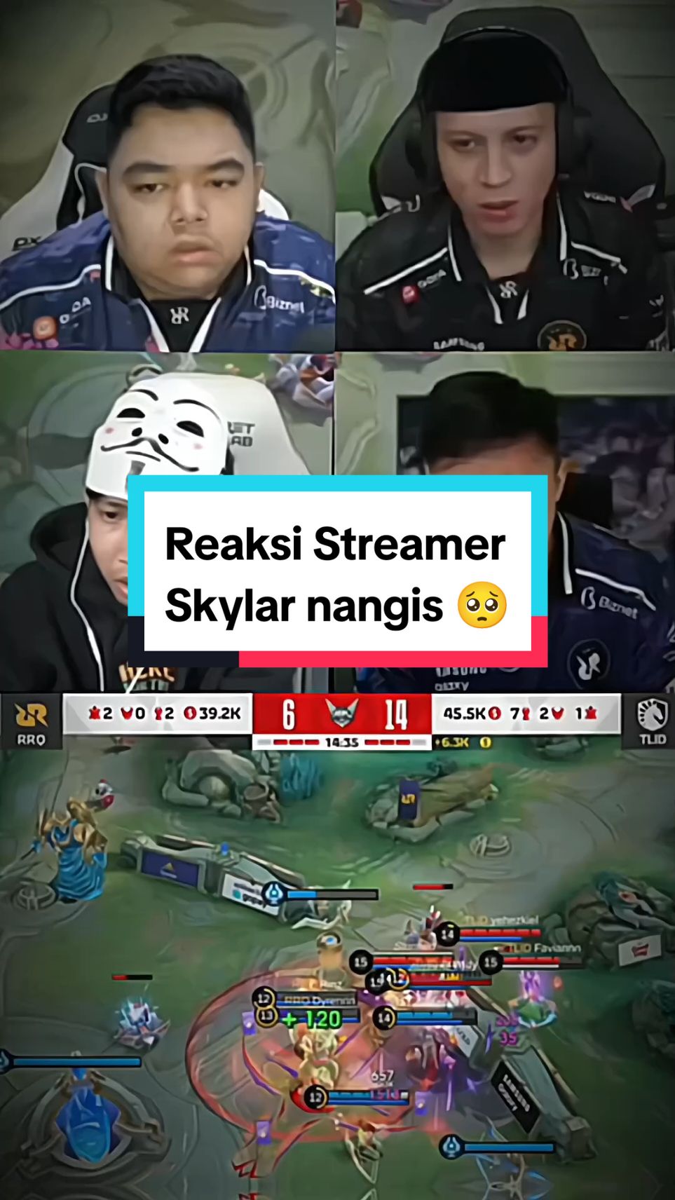 nggak bisa lihat skylar nangis 😭👊 | Bantu folow guys 🙏 reaksi streamer pertandingan rrq hari ini, skylar nangis peluk albert s14 , Skylar nangis rrq kalah #MLBBM6 #M6nyalaIndonesia #2024MLBBMEGASALE #MLBBMEGASALE #rrq #rrqhoshi #rrqskylar #mpls14 #fyp 