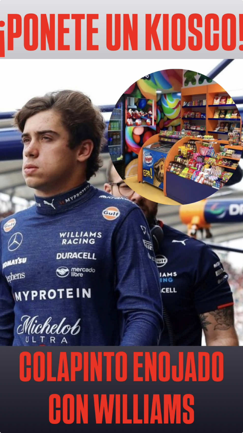 FRANCO COLAPINTO ENOJADO CON WILLIAMS: “PONETE UN KIOSCO DIRECTAMENTE” #colapinto #formula1 #williams #imitador #imitacion #paratii #destacame 