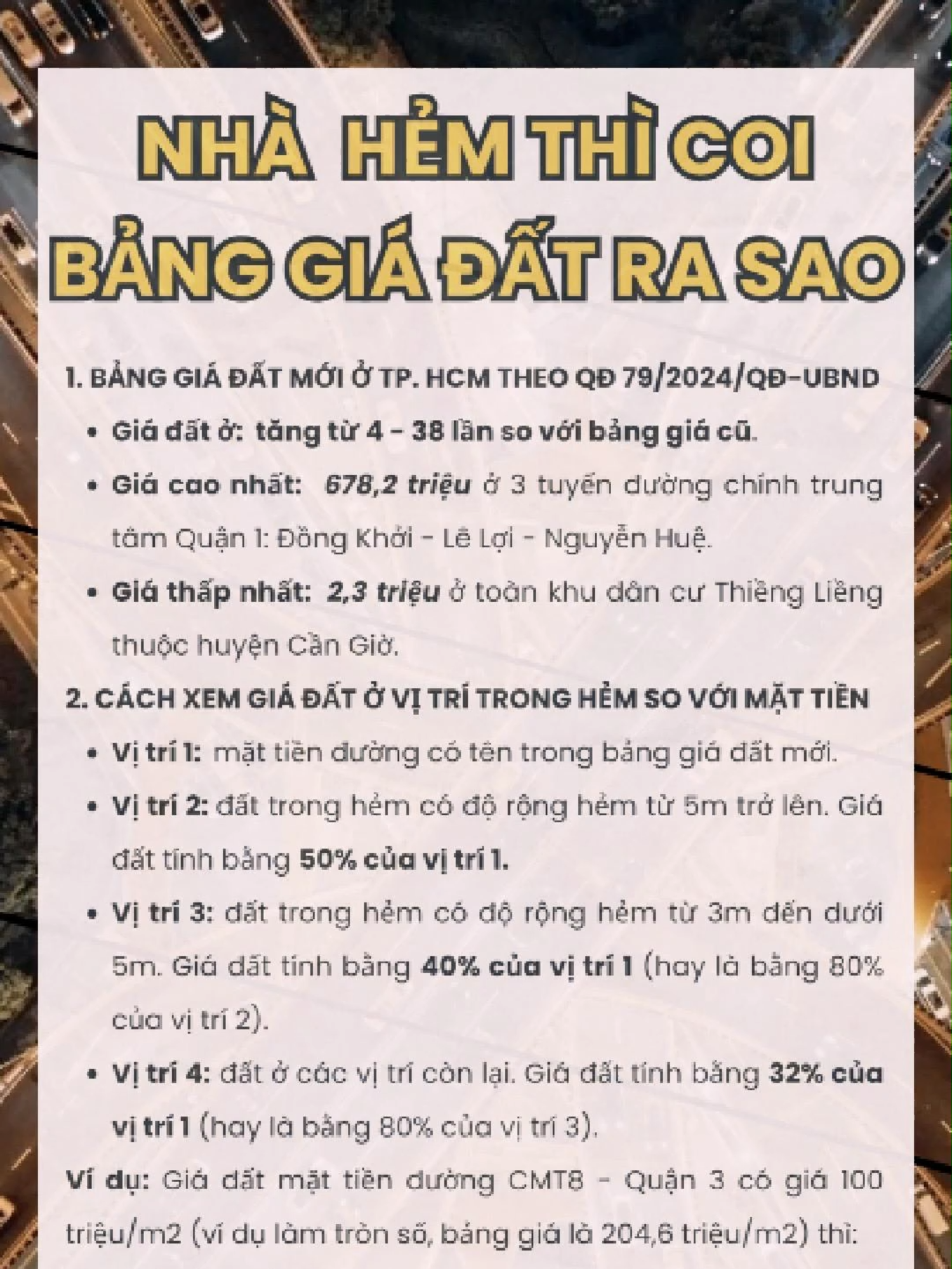 NHÀ HẺM THÌ COI BẢNG GIÁ ĐẤT MỚI Ở TP. HCM NHƯ THẾ NÀO? #TimNhaCungNam #TuVanCungNam #DauTuCungNam #batdongsan #Tuvanbds #kienthucdautubatdongsan #Phaplybatdongsan #luatdatdai2024 #Muanha #Bannha #Moigioibatdongsan #LearnOnTikTok #kienthucdautu #Banggiadat #giaodich #thitruong #xuhuong2024 #nhahemxehoi