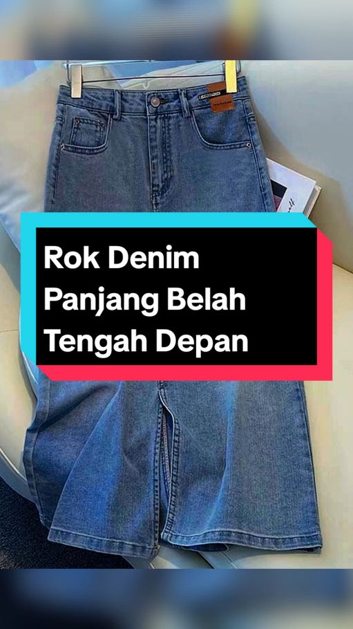 Rok Denim Retro untuk Wanita Musim Panas 2024 Rok Celah Panjang Menengah Pinggul A-line Pelangsing Pinggang Tinggi Baru Turun harga menjadi Rp68.000 - 115.600!  #wibgajian #rokdenim #rokjeanspanjang 