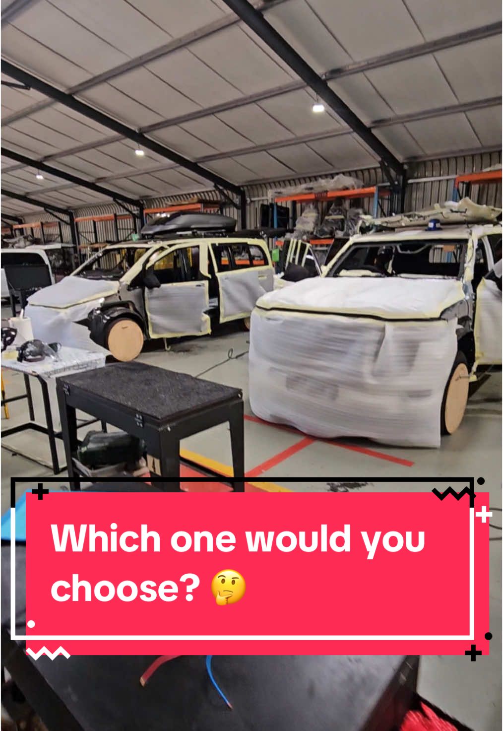 👀 Let's take a brisk walk though one of SVI's production areas. 💨 🤔 Which of these vehicles currently in for armouring would you choose? 📞 Contact SA's vehicle-armouring experts today.  #sviengineering #mercedesbenz #vclass #toyota #vito #fortuner #toyotahilux #toyotafortuner #ford #fordranger #mercedesvclass #landcruiser #landcruiser300 #volkswagen #vwamarok #amarok 