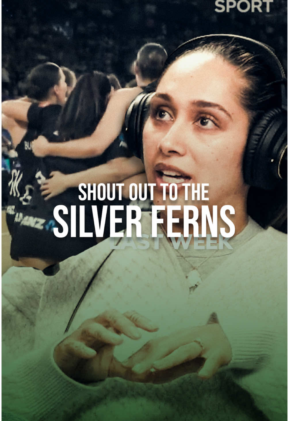 Our girl @Phoenix Karaka told us last week the @Silver Ferns were all in… This is what all in looks like 👀 #fyp #playonsportshow #silverferns #netball #netballtiktok 