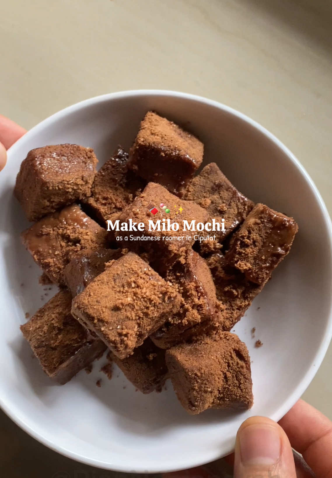 [Milo Mochi] • 2 bks Milo • 150ml atau 1 gelas Susu Cokelat • 10 sdm Tepung Ketan #milomochi #cooking #Recipe #reseprumahan #resepmudah #recipeoftheday #reseptiktok 