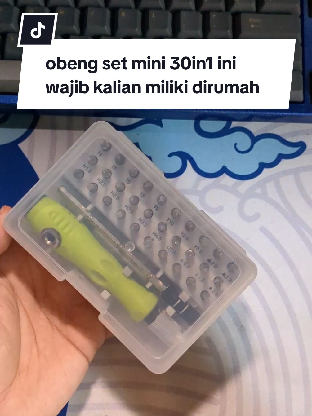 obeng set mini 30in1 ini wajib kalian miliki dirumah, harganya juga murah #tiktokshop #tiktok #trending #foryou #fyp #tiktok 
