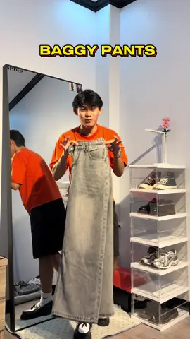 I found the baggiest and coolest pants here on tiktok shop from @Yam Cosel 😌👌 #baggypants #baggyjeans #washedpants #alviknows 
