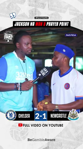 Watch the FULL INTERVIEW now on YouTube via link in bio 📺 🔥 🗣️ 😅  #naijatiktok #sportsontiktok #levelupafrica #nigeria #PremierLeague  #epl  #chelsea #CHENEW Chelsea 2-1 Newcastle highlights