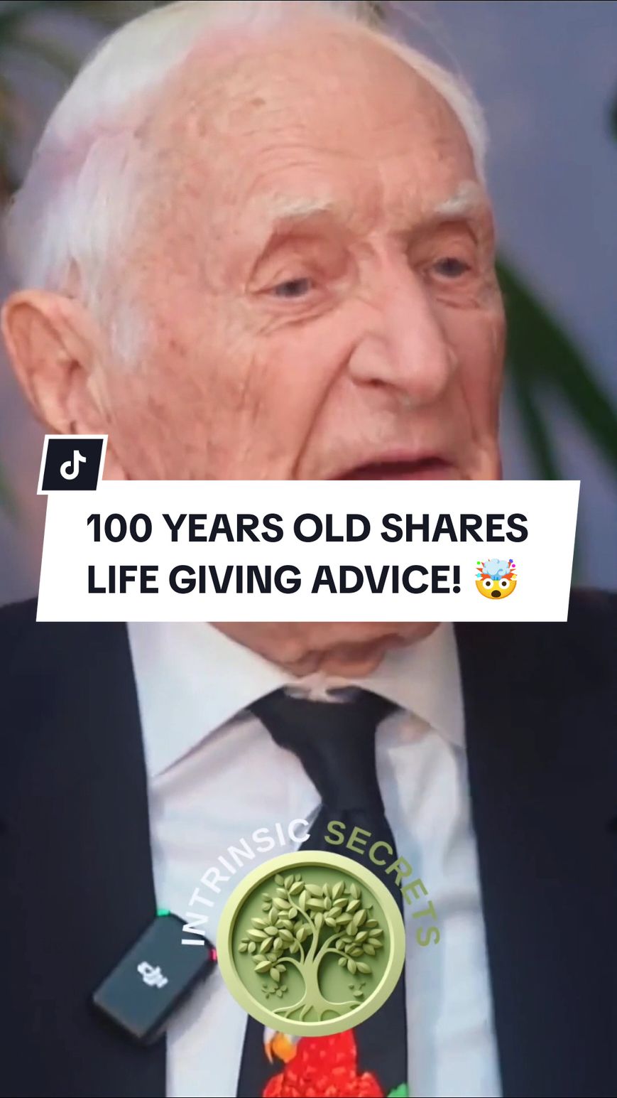 100 YEARS OLD SHARES  LIFE GIVING ADVICE! 🤯 #drjohnscharffenberg #healer #health #herbs 