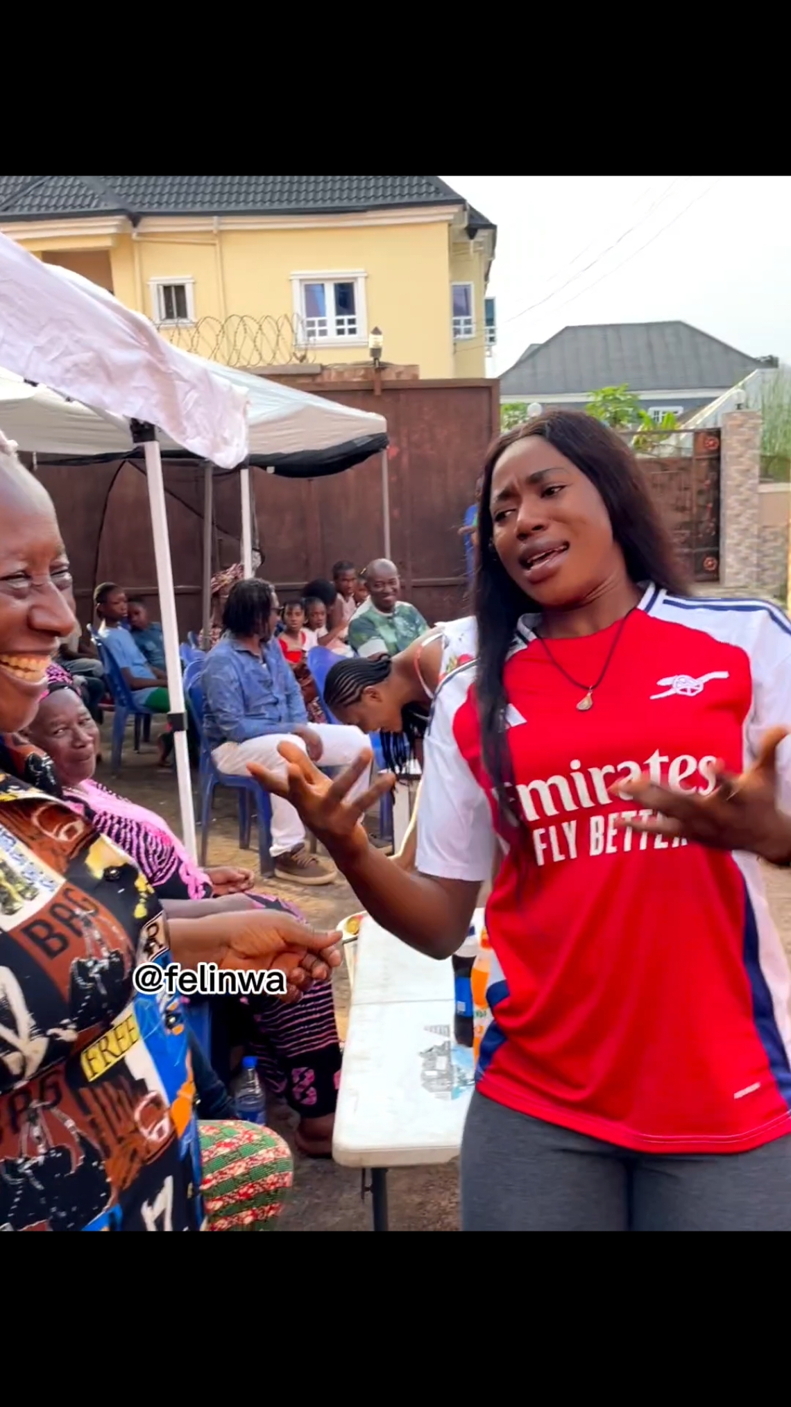 Me and Mama G vibing to her song. . . . . .   #felinwagunnerforlife #MamaG #arsenalfc❤️🤍 #arsenalfc🔥 #arsenalvsliverpool #arsenalfans @Mama G 