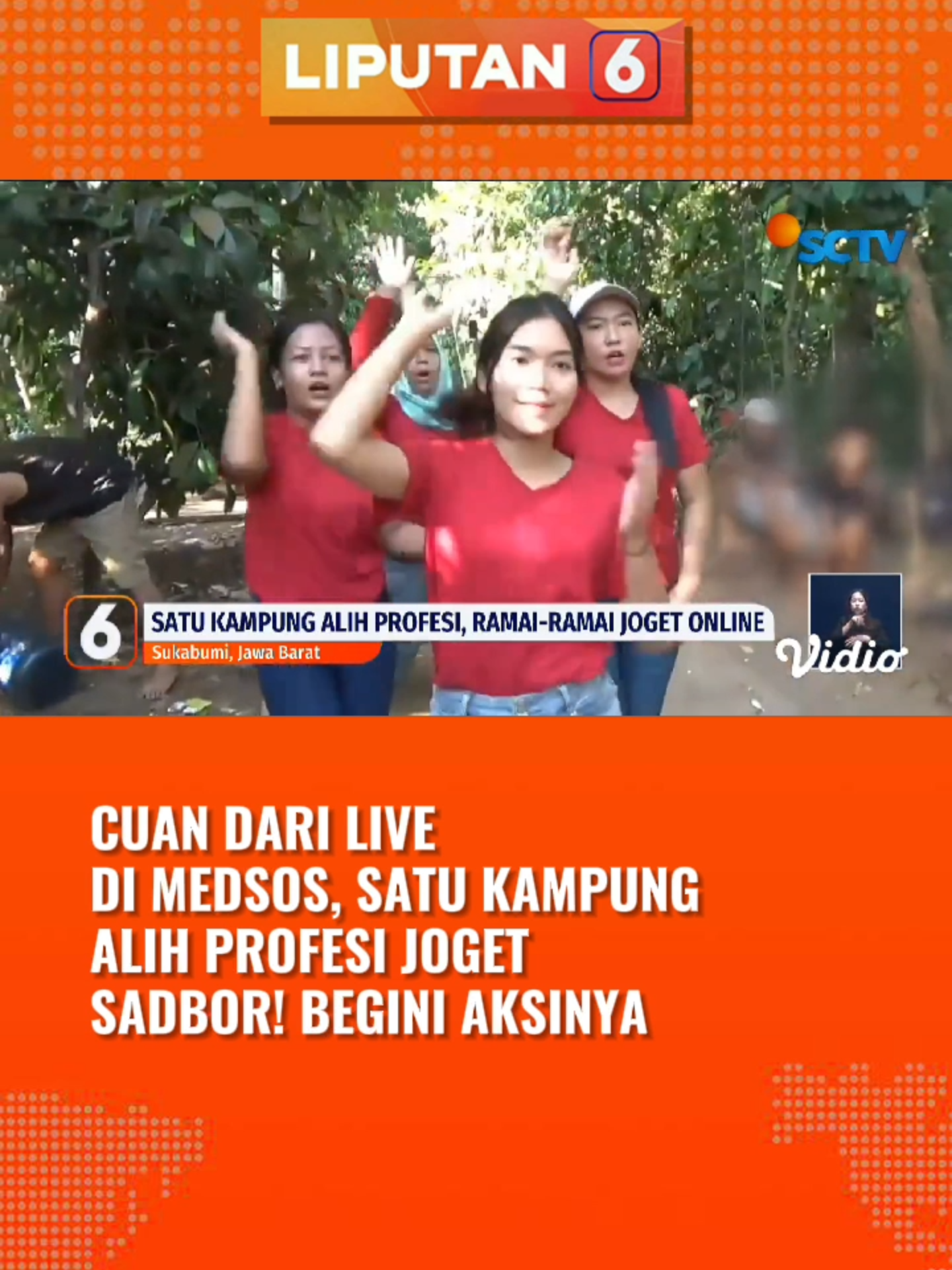 Satu kampung alih profesi joget Sadbor. Waduh!😅 #satukampung #sadbor #livemedsos #livetiktok #live #newssctv #liputan6siang #liputan6sctv #tiktokberita #beritatiktok #fyp #tiktoknews #foryou #fypindonesia #longervideos