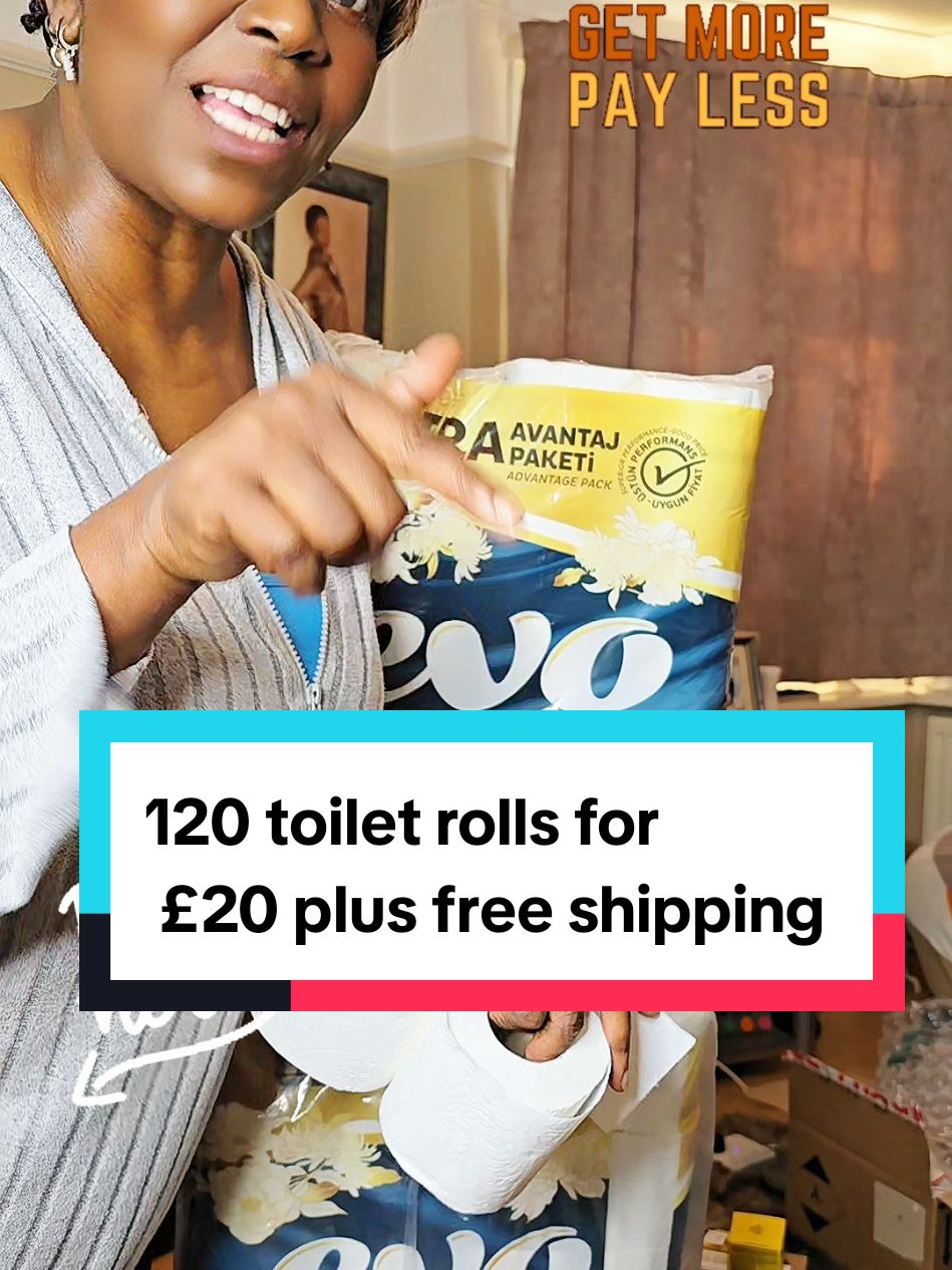 120 Toilet Rolls for £20 plus free shipping is a bargain  #toiletroll #toiletpaper #looroll #bargain #tiktokmademebuyit 