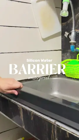 this product helps me a lot, more easy to wash plates na dahil sa silicon water barrier na to🫶🏻 #siliconwaterbarrier #fyp 