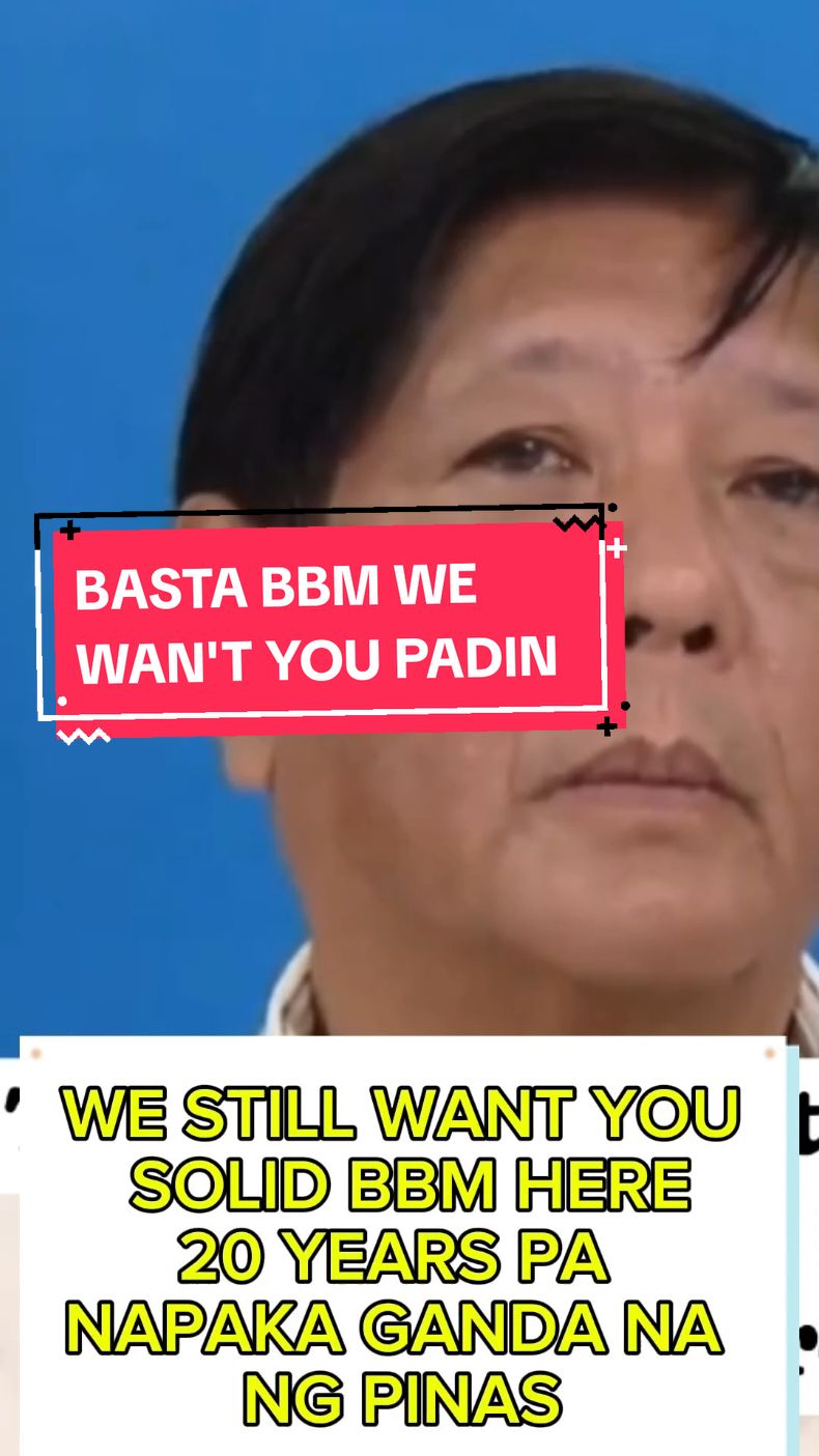 Replying to @dariusborero Bbm we want you padin please extend pa po. #bbmlangsakalam #bbm #sarahduterte #rodrigoroaduterte #duterte #dutertelegacy #ngiwiem #bestpresidentever #kristine 