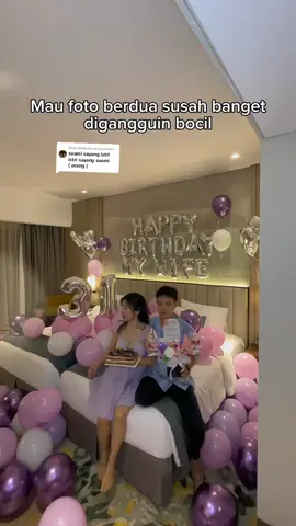 Membalas @peng_embara ya begitulah kalo sikecil lagi aktif ya bund🤣💜 #fyp #ultah #bocil 