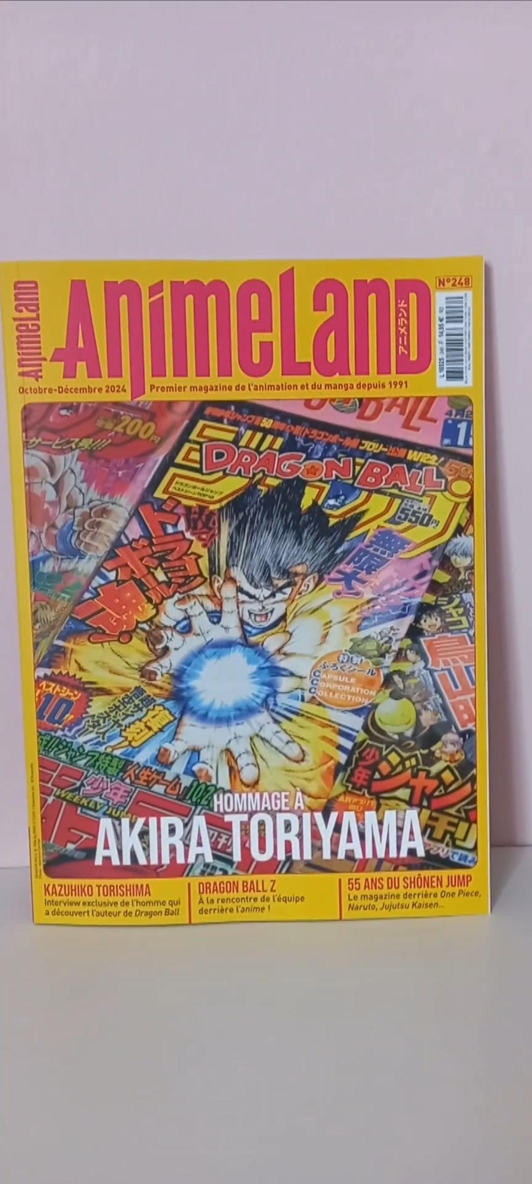 Animeland Hommage À Akira Toriyama 🟠 trouvé à @Auchan #animeland #magazine #hommage #akiratoriyama #auchan 