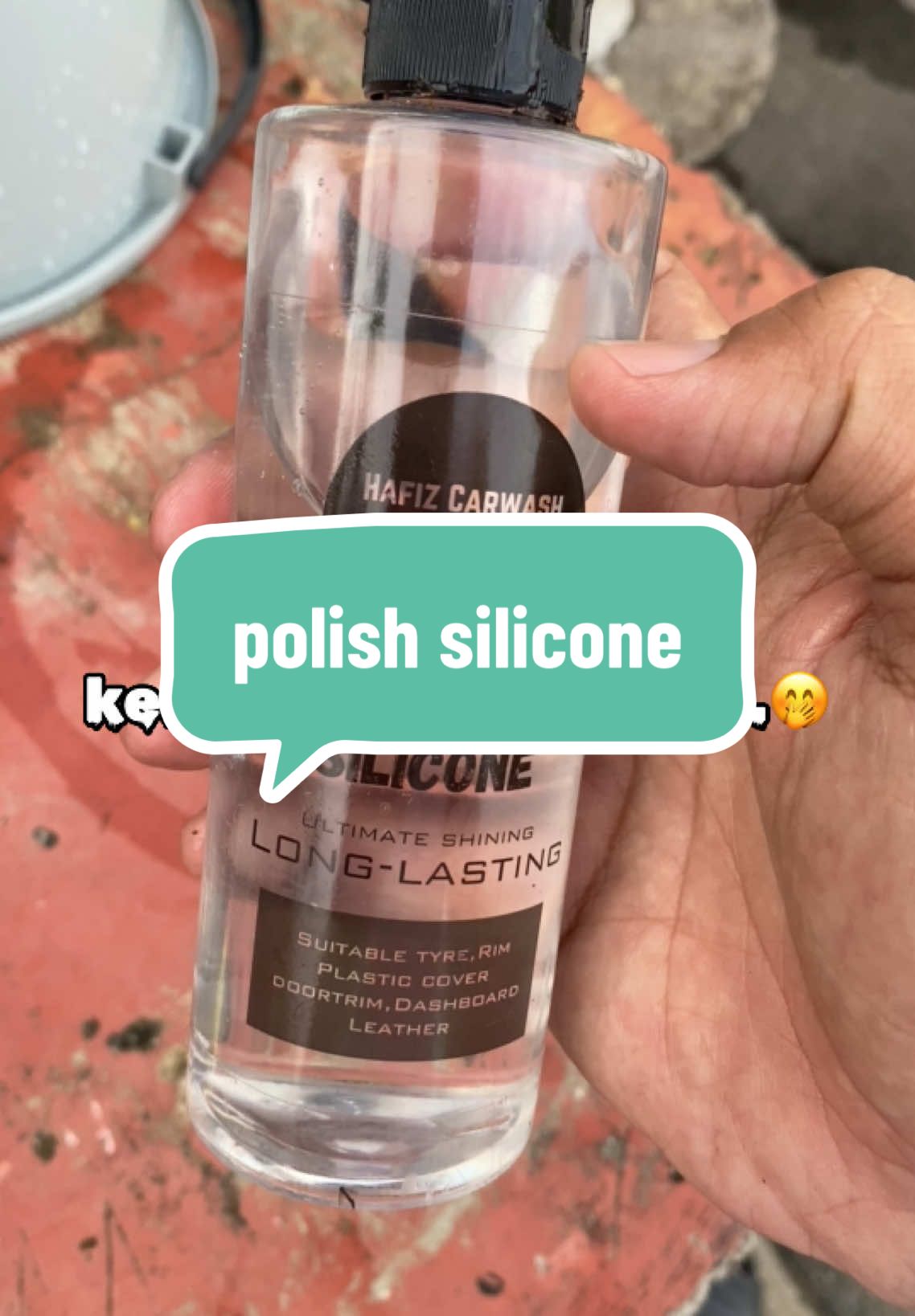 benda apa yg kelabu aku polish ja..😅..#polish #polishsilicone 