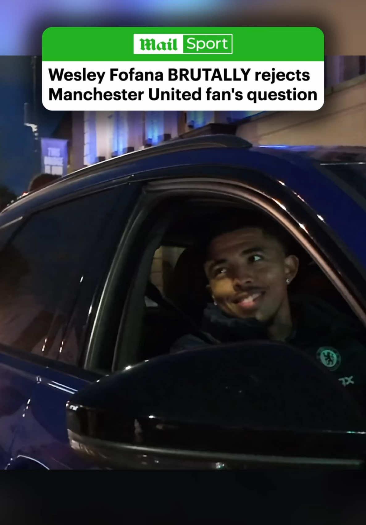 Fofana’s BRUTAL response after being asked to join Manchester United… 😭 (@abu fro) #dailymailsport #dailymail #sports #news #football #Soccer #PremierLeague 