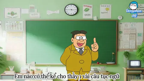 Chế truyện Doraemon hài hước: Đặt câu bá cmn đạo p1#dingdingtv #dingdingmemes #doraemon
