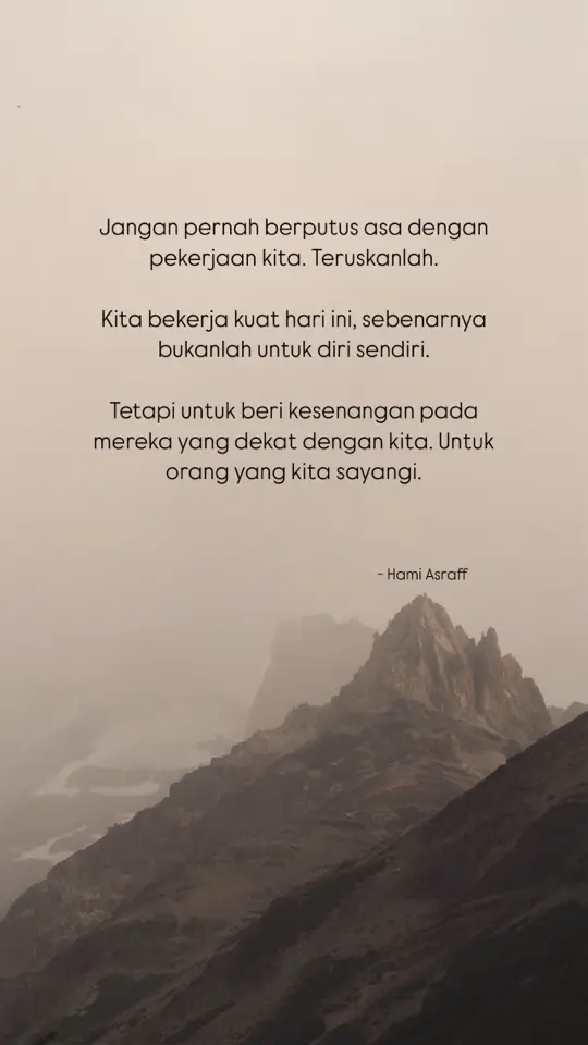 Ingatlah, ada insan tersayang menanti, sehari-hari. #hamiasraff  #lifequotes  #quote  #fyp  #fypp  #fypシ゚  #fypシ゚viral  #fyppppppppppppppppppppppp  #abstrakjiwa  #janganputusasa