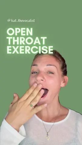 This exercise helps you achieve a relaxed, open sound by mimicking the feeling of a yawn. It’s perfect for reducing tension and improving control in your lower notes. How to do it:  1️⃣ Take a deep, relaxed yawn—feel how your throat opens naturally.  2️⃣ Sing a descending scale on “ah,” keeping that open, relaxed sensation in your throat.  3️⃣ Focus on staying open and avoiding any tightness, especially in your lower range. This technique is key for preventing vocal strain and achieving a full, rich tone. It’s especially helpful for singers who struggle with tension in the throat.