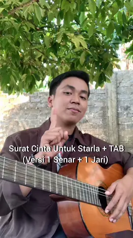 Surat Cinta Untuk Starla + TAB (Versi 1 Senar + 1 Jari)  #suratcintauntukstarla #virgoun #intro #guitar #gitar #guitartutorial #tutorialgitar #tutorial #tab #tabs #tabgitar #guitartabs #guitarlesson #melodi #melody #dipaprnm #fyp 