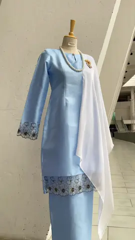 ARINA Kurung in Baby Blue😍 . #galleriaboutique #bajukurung #bajukurungmoden #kurungmoden #bajusambutmenantu #bajukonvo 