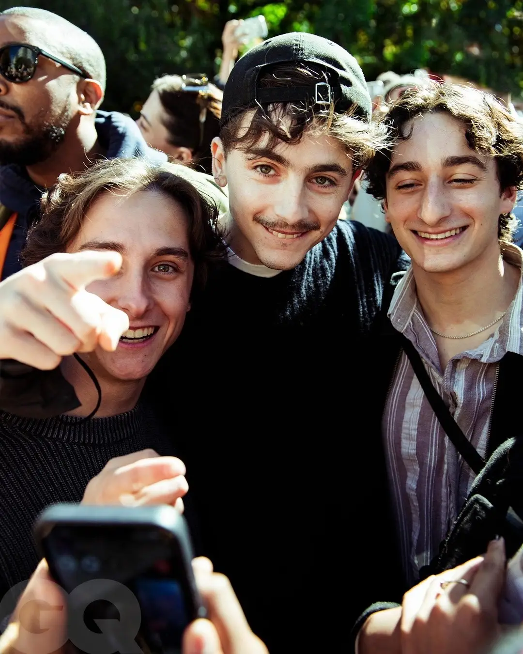 “Hey man, what’s up?” said the real Timothée Chalamet as he draped his arm over a contestant at the viral “Timothée Chalamet lookalike competition” held in Washington Square Park on Sunday. Aside from Timmy’s surprise appearance, the event took several wild turns—or, as one onlooker put it, “It almost turned into a full-on cop-versus-twink extravaganza.” Read GQ’s on-the-ground report at GQ.com. #timotheechalamet #timotheechalametedit #timotheechalametlookalike 