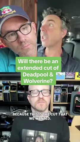 Will there be an extended cut of Deadpool & Wolverine? 🎬 Deadpool & Wolverine 👤 Ryan Reynolds and Shawn Levy with Steve Weintraub #DeadpoolAndWolverine #Deadpool #Wolverine #RyanReynolds #ShawnLevy