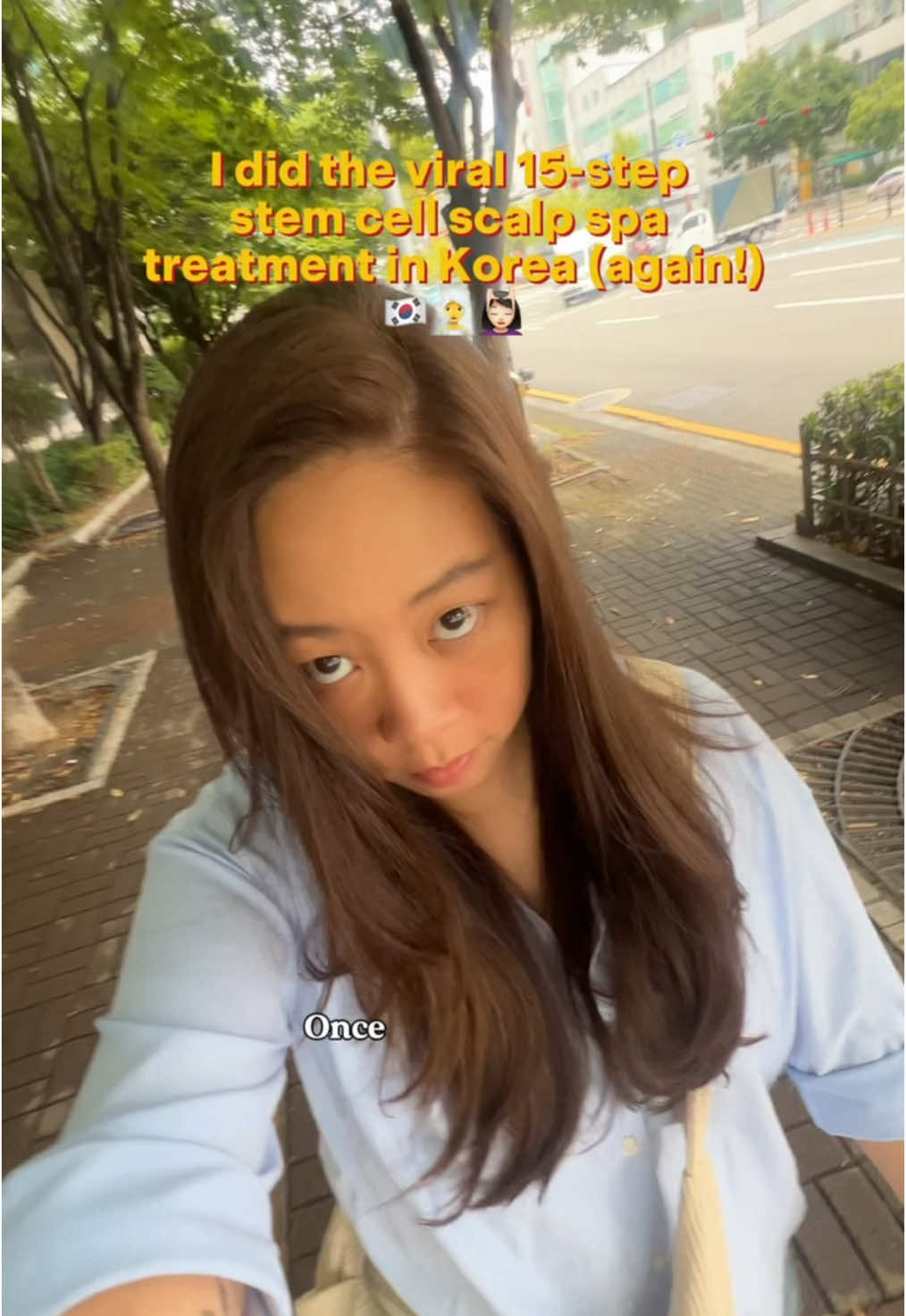 I did this for the first time in May 2024 and i’m already back in October 😛 never skip the chance to pamper my hair whenever i’m in korea…. #spoiled 🧖‍♀️ Thank you for the ultimate hair day ❤️  • #headspa #korea #thingstodoinkorea #viralhairtreatment #kbeauty #travel #solotravel #hairtreatment #busan #scalpspa 