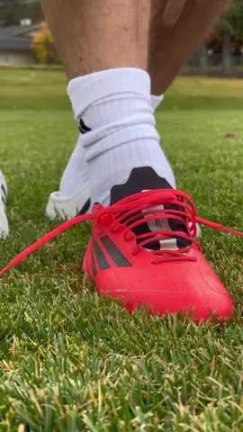BEST colorway of the year?? 🔥 • • • #Soccer #football #asmr   #soccertraining  #soccerpractice #soccerplayer #soccerlife #cleats #futbol #reels #adidas #f50 