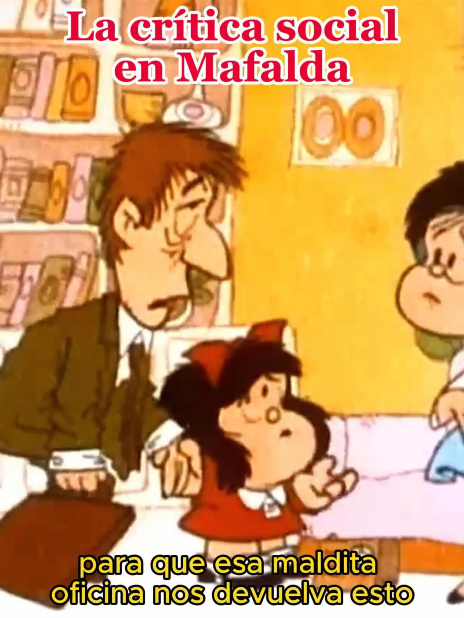 La crítica social en MAFALDA. Con esta icónica figura celebramos el #DíaMundialDeLaAnimación #mafalda #animacion #cine #dibujosanimados #mafaldalapelicula