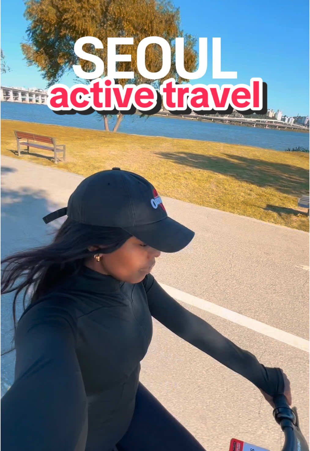 Seoul was MADE for active people 🥵  Whether you’re a biking enthusiast or prefer running, there’s something for everyone. Just put on your best sports shoes and get going!  My favorite spots to run and bike are: 🏃🏾‍♀️Yangjaecheon Stream 서울특별시 강남구 대치동 🚴🏾‍♀️Banpo Hangang Park 서울 서초구 신반포로11길 40  🚴🏾‍♀️Yeouido Hangang Park 서울 영등포구 여의동로 330 🚴🏾‍♀️Jamsil Hangang Park 서울 송파구 한가람로 65 ✨This content was created as part of the 2024 Adventure Korea activity✨ #ktosupporters #2024adventurekorea #adventurekorea #visitkoreayear2024 #vegankoreanfood #visitseoul #travelkorea #seoulkorea #expatinkorea