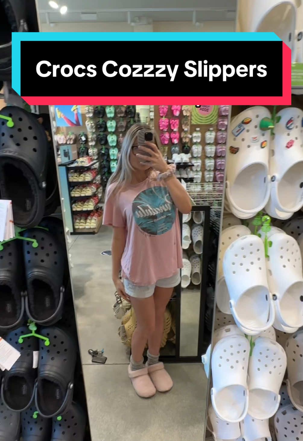 Cutest Slippers!🥰 #crocs #crocsslippers #crocssuperbrandday 