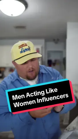 Men Acting Like Women Influencers 