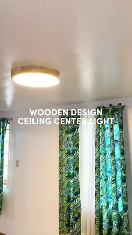 Wooden Design Ceiling center light for team kahoy and team puti 🤍 #ceilinglight #centerlight #livingroomlighting #bedroomlighting #aestheticlights 