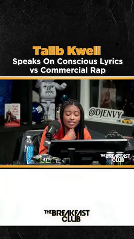 #TalibKweli joined #TheBreakfastClub to promote his new album ‘The Confidence Of Knowing’ and explains the importance of both conscious rap and commercial rap. Tap in 🔊 #iheartradio