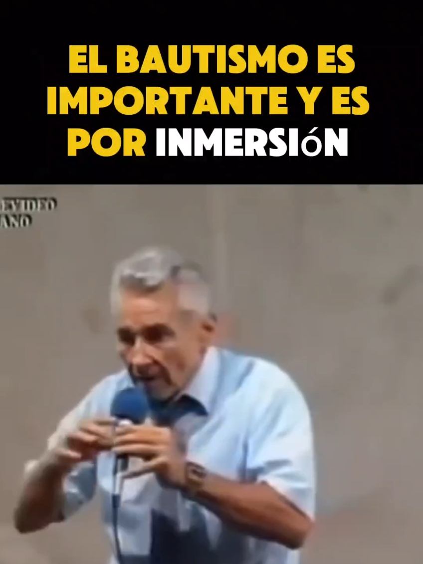 El bautismo es muy importante y es sumergido 📣 #yiyeavila #bautismo #bautismoenagua #fyp #sanadoctrina #viral #jovenescristianos #viral_video #yiyeavilaevangelista #yiyeavilacristoviene 