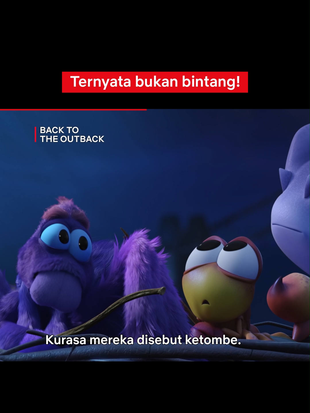 Belajar dari mana sih si laba-laba? 😂 #Netflix #BacktotheOutback #IslaFisher #TimMinchin