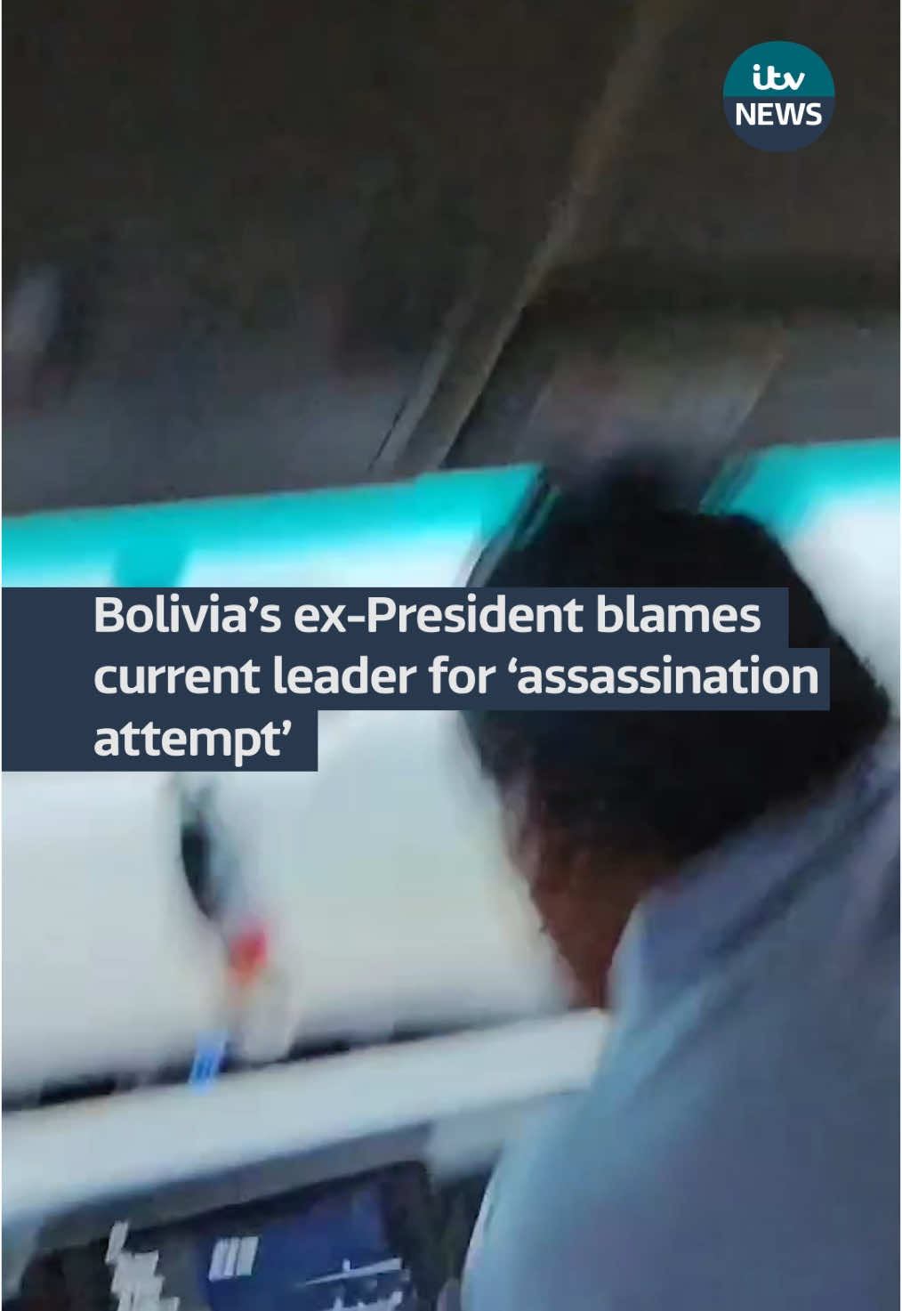 Bolivia’s ex-President blames current leader for ‘assassination attempt’ #itvnews #news #bolivia