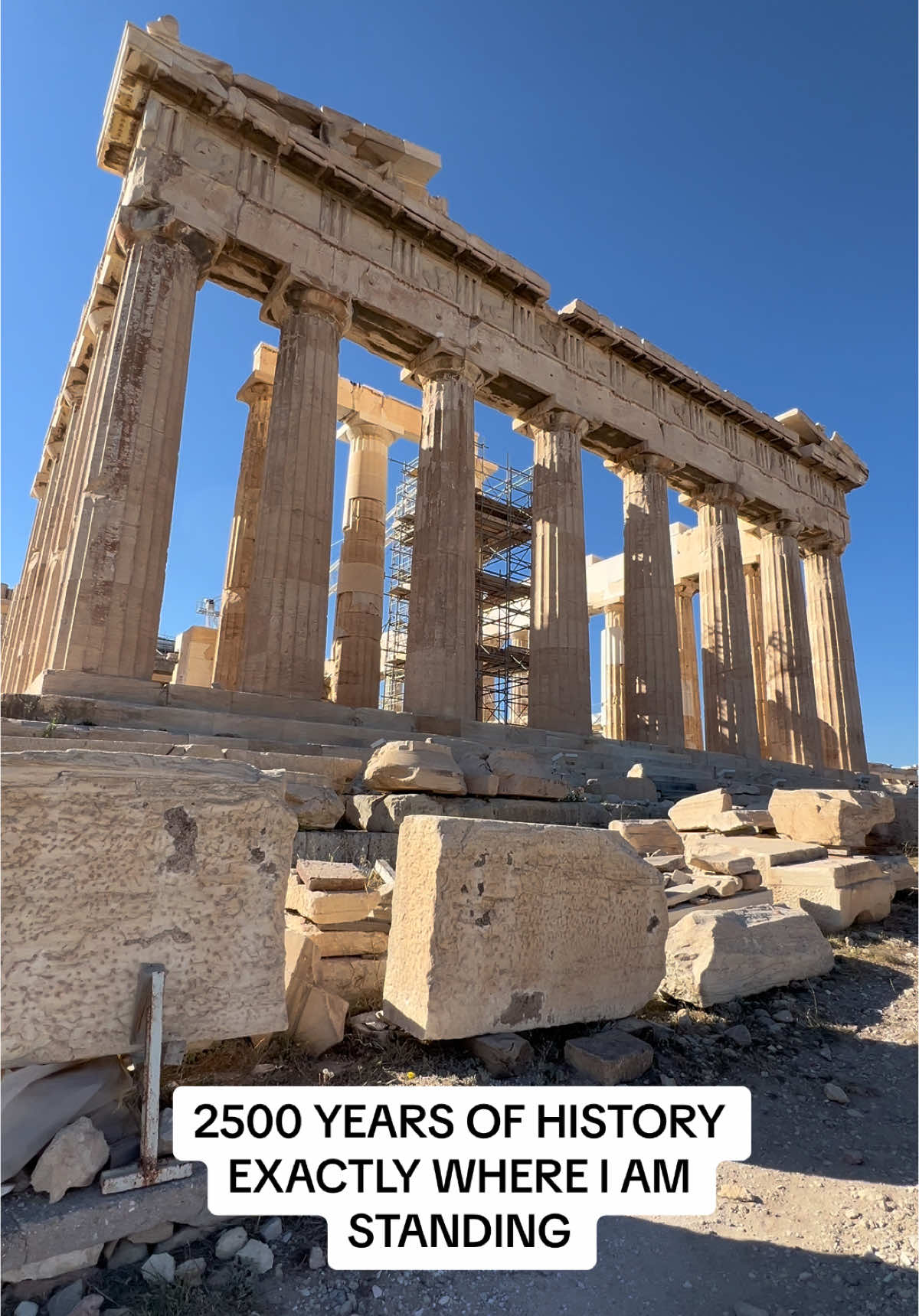 The Parthenon has this unique ability to give chills to anyone who gazes upon it #parthenon #acropolis #Greece