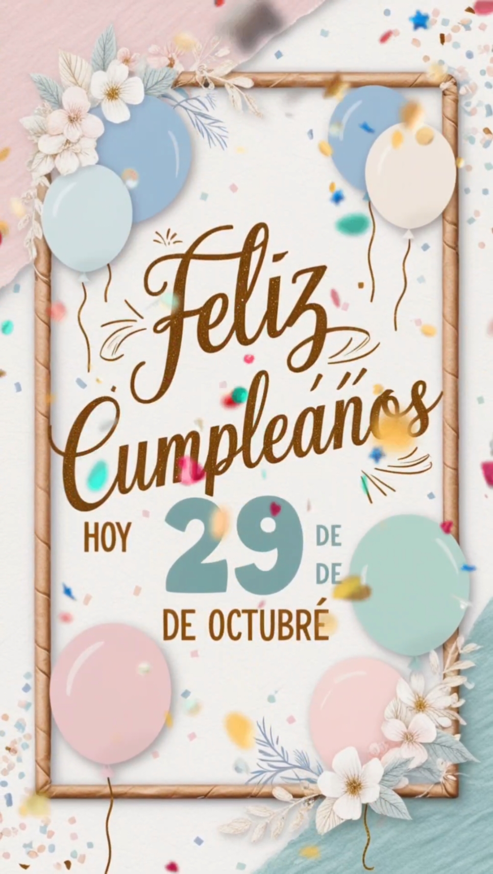 Feliz cumpleaños en éste día tan especial para ti y tu familia 😍 y que cumplas muchos años más de vida y salud 🎂