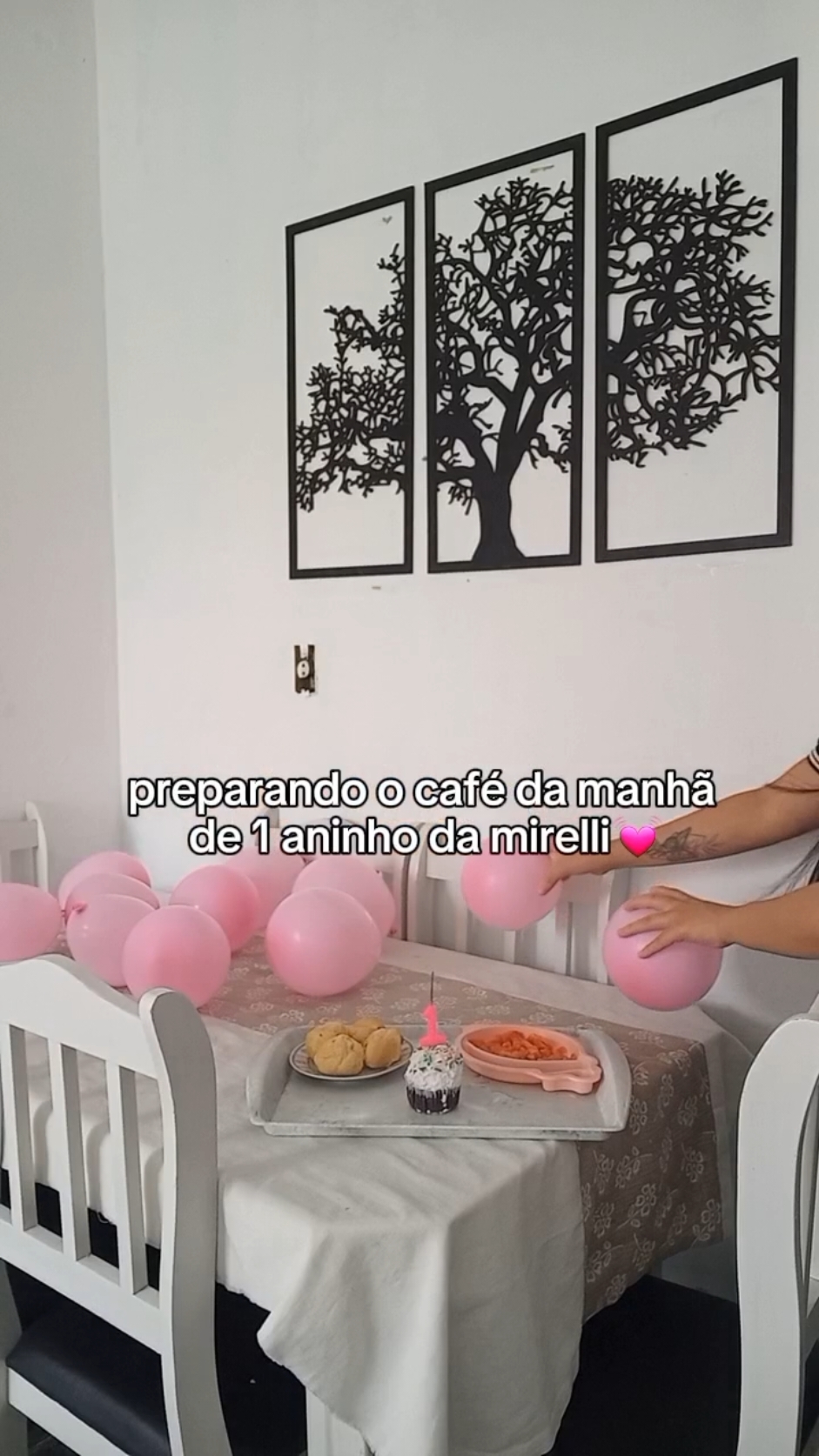 1 aninho do meu amor💖 #maternidade #1aninho #aniversario #cafedamanha 