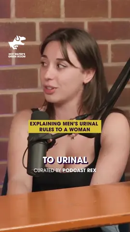 Trying to explain what happens in the men's toilets to a woman. From Hot Water's Green Room, available wherever you get podcasts. #Podcast #Comedy #JamieHutchinson #Urinal