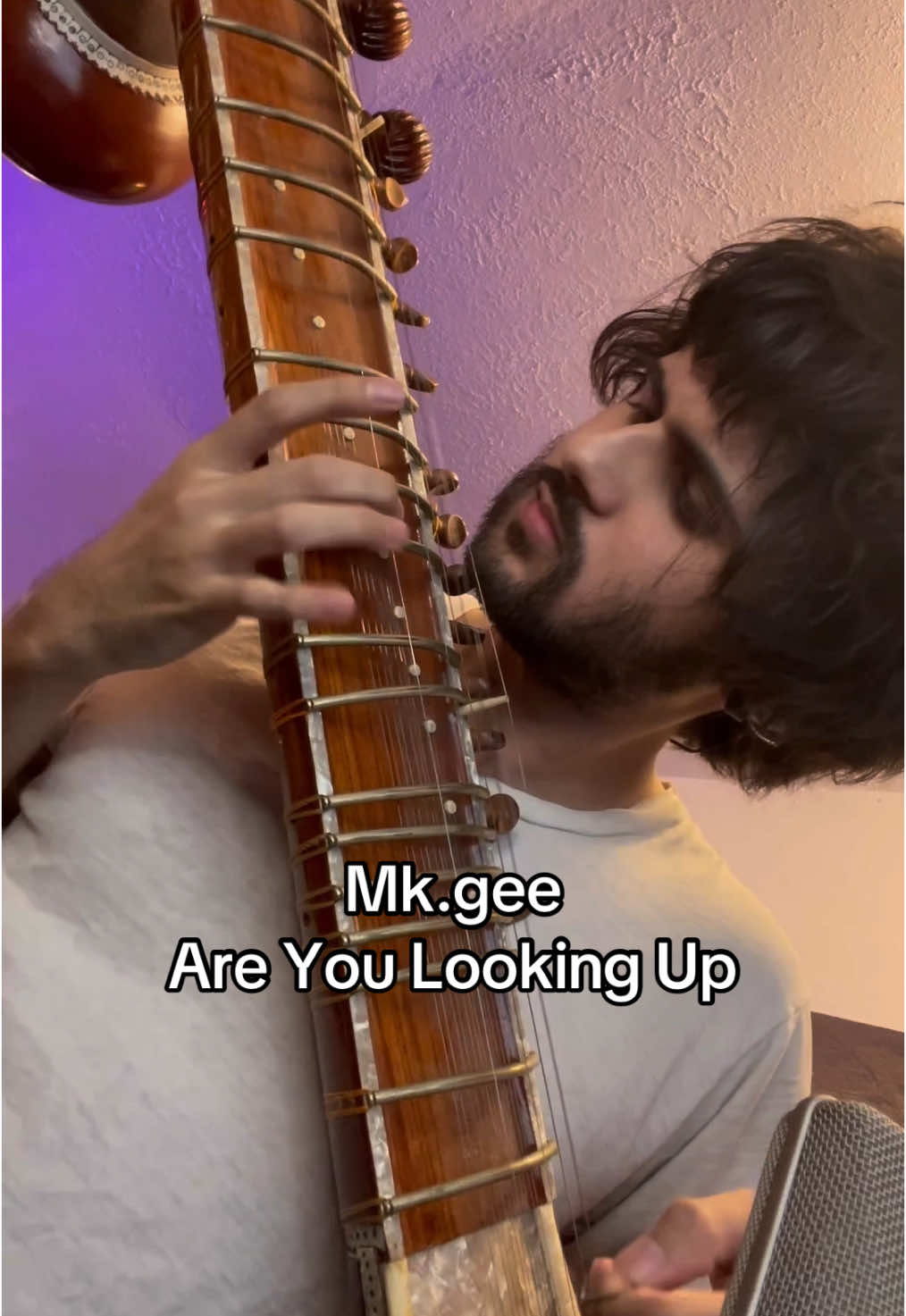 SHAAA #sitar #mkgee #guitar #musician #coversong 