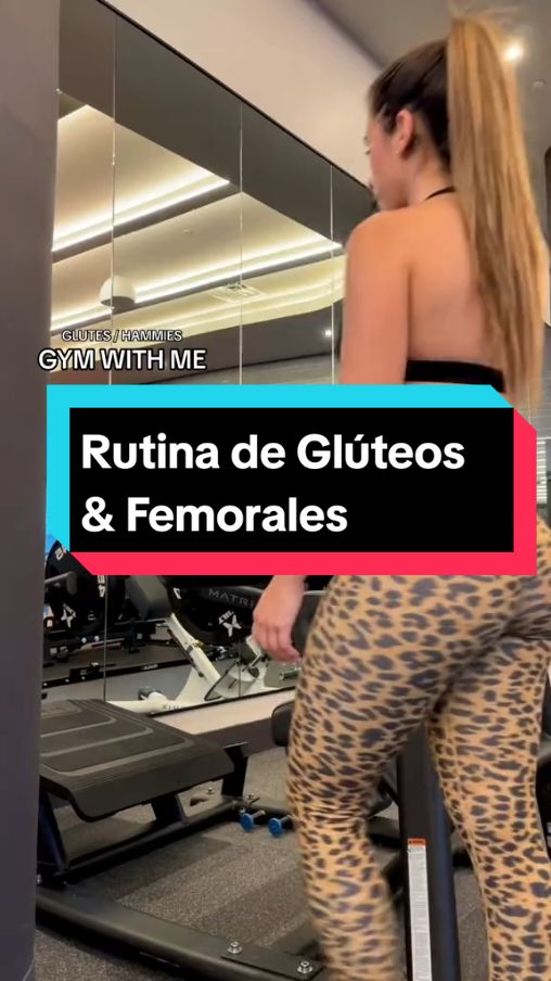 ¡Mis ejercicios favoritos para glúteos y femorales. ¡Únete a mí! #entrenamientodegluteos #femorales #gymgirl#fitnessmotivation #fitnesgirl #GymLife #gymgirl #latina #gymrat #fyp #fypシ #gymmotivation #gymlover #gymtime #gym 