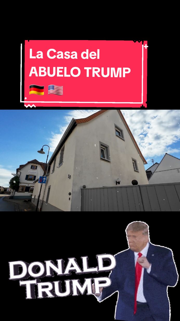 🇩🇪 Visitando el PUEBLO y LA CASA del ABUELO de DONALD TRUMP 🇺🇲 #trump #trump2024 #donaldtrump #trump #elecciones2024 #usaelecciones #usaelection #maga #kallstadt #Germany #trumpfamily