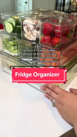 $6 off now, so grab yours now!  #fridgeorganization  #kitchenorganization #fyp 