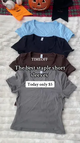 Such good basics!#shortsleeve #basics #viral #tshirts #tees #tops #fitcheck #Fitness #sportstee #gym #timeoff #relaxwithtimeoff #gymgirl #fall #fyp #tiktokshop #tiktokshopfinds #fallbasics #sports #falldealsforyou #fallfashion #fall #sportswear #solidcolor #yoga#fypシ #outfit #outfitideas #tiktokshopcybermonday #tiktokshopblackfriday #spotlightfinds #ncmryuanniversarysale 