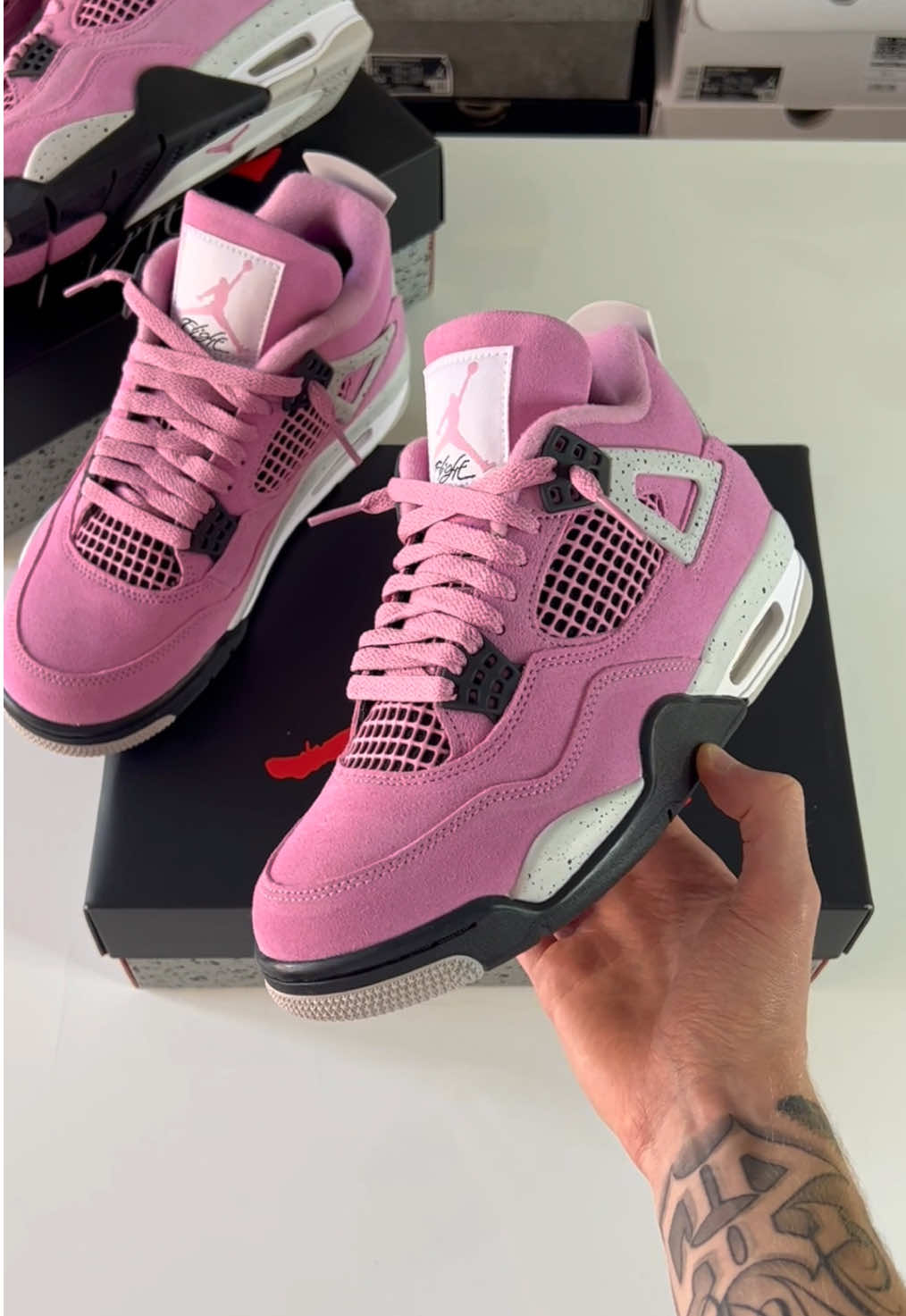 New Jordan 4 Orchid😍 #fashion #mensfashion #sneakers #shopping #Lifestyle #jordan4